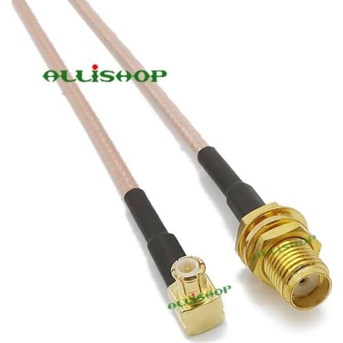 SMA Jack to MCX Plug Pigtail RG316 Cable MCX Male Right Angle to SMA Female Bulkhead Straight Cable Assembly 10CM 15CM 20CM 30CM