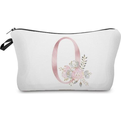 Number Floral Printed Makeup Bag Simple Pretty Cosmetic Bags Hot Sale Gift Candy Bag Wedding Bag Lady High Quality Pencil Cases