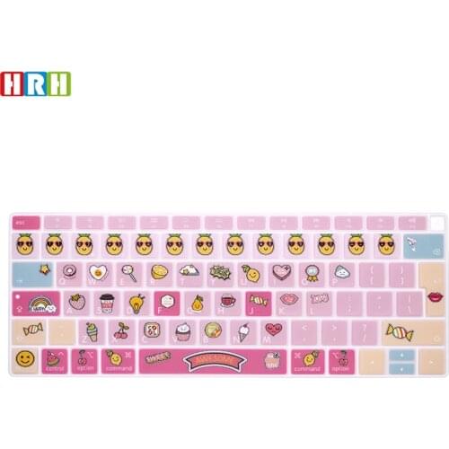 HRH Painted design Silicone Keyboard Skin Cover Protector For MacBook New Air 13.3"A1932(2018 Release) EU Version
