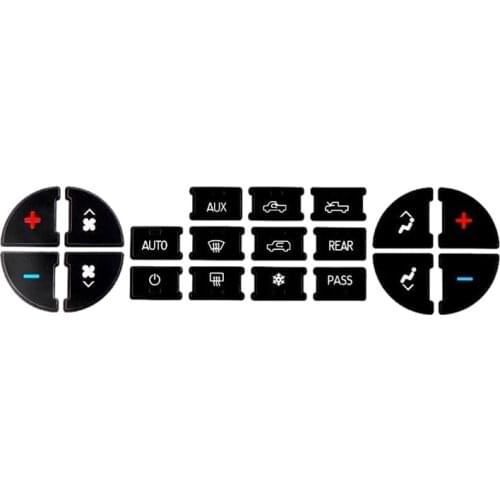 Ac Dash Button Repair Kit Decal Stickers Replacement For Chevrolet Gmc Tahoe