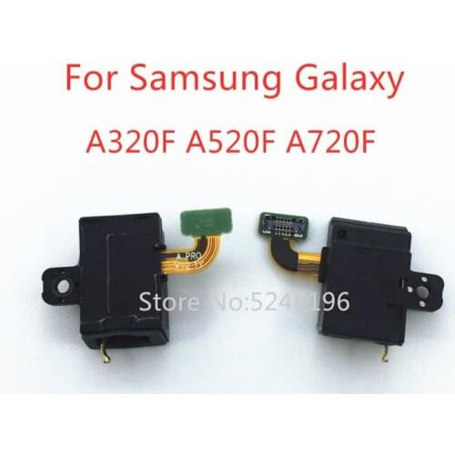 Earphone Headphone Audio jack Flex Cable For Samsung Galaxy A3 A320F A5 A520F A7 A720F Headset Socket Jack Port With Microphone
