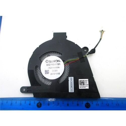 Laptop cooling fan for DELL Latitude 9510 ND65C25 DC05V 0.5A -19G20 4PIN 0YJMGD YJMGD EG70040S1-1C010-S9A DC28000OIS0