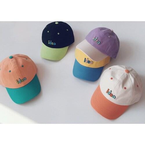 New Autumn Toddler Baby Hats Spring Monogram Outdoor Hip Hop Snapback Hats for Boy Girl Casual Baseball Caps 1 2 3 4 5 Years Old