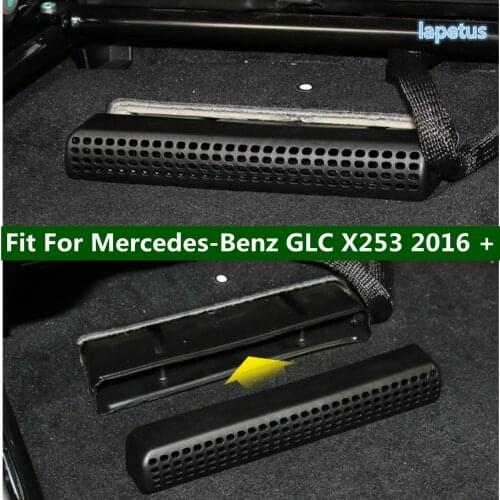 Lapetus Seat Under Dust Plug Air Condition AC Outlet Vent Decoration Cover Trim For Mercedes-Benz GLC X253 2016 - 2021 Plastic