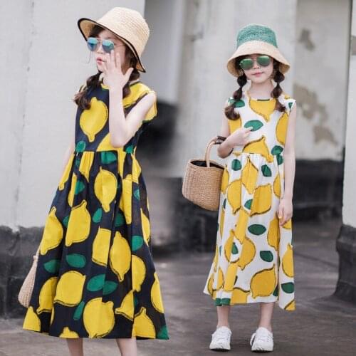 Girls Dresses Children Printed Dress Kids 2020 Summer Clothes Children Beach Dress Mother and Daughter Sundress,#5229