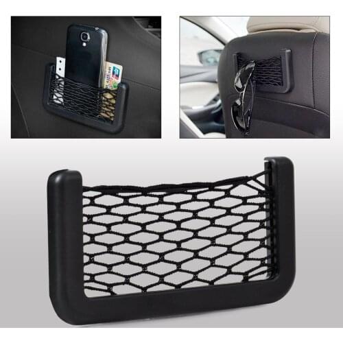 DWCX Car SUV Trucks String Mesh Storage Cellphone Cigarette Gadget Bag Pouch Net Organizer Holder for VW Audi Chevrolet Kia