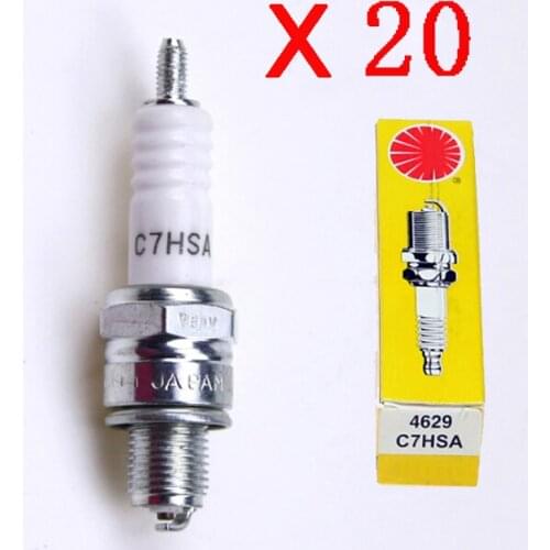 20Pcs Motorcycle Racing Spark Plug Sparking Plugs For Scooter Mower Trail Quad Dune ATV GO Kart 50cc-150cc Dirt Bike