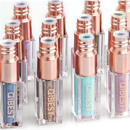 15 Colors Glitter Liquid Eyeshadow Waterproof Lasting Shimmer Metallic Easy To Makeup Professional Eye Shimmer Eyeshadow