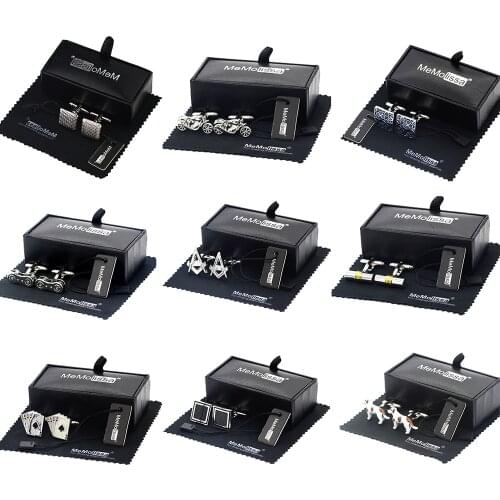 MeMolissa Cufflinks Luxury Frosted Square Classical Design Cufflinks for Wedding Mens Jewelry Gift High Quality