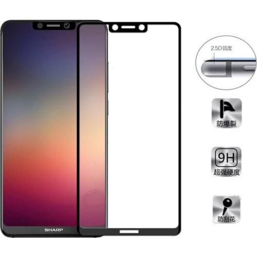 FULL glue Tempered Glass for Aquos S3 S2 D10 Screen Protector 9H on S3 S2 D10 CASE Film Protective Phone cover