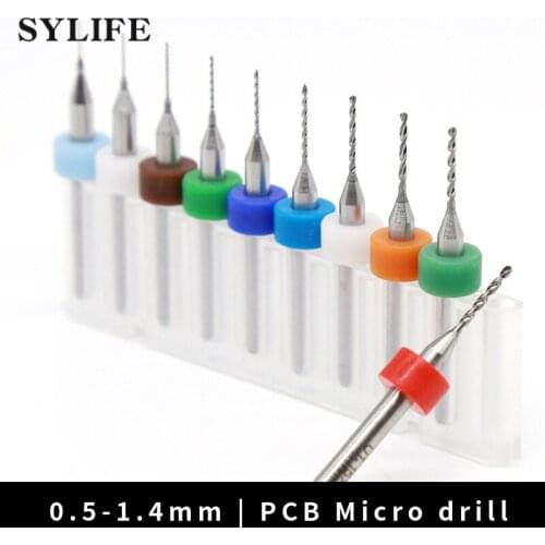 0.2-1.1mmPCB Drill Bit Set Carbide Micro CNC Twist Bits For The Amber Aluminum Sheet