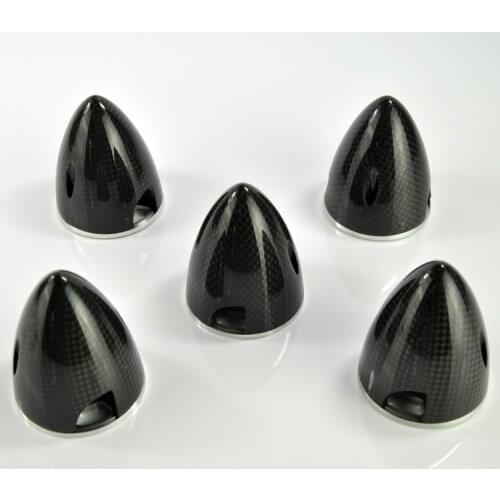 1 PCS Carbon Fiber RC Propeller Spinner With Aluminum Plate CW 2 Blades For Electric Fixed Wing Airplane Model