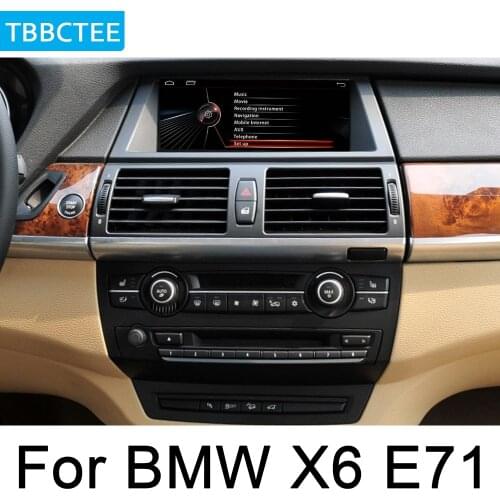 For BMW X6 E71 2007~2010 CCC Android IPS car HD Screen player original Style Autoradio gps navigation Map WiFi BT