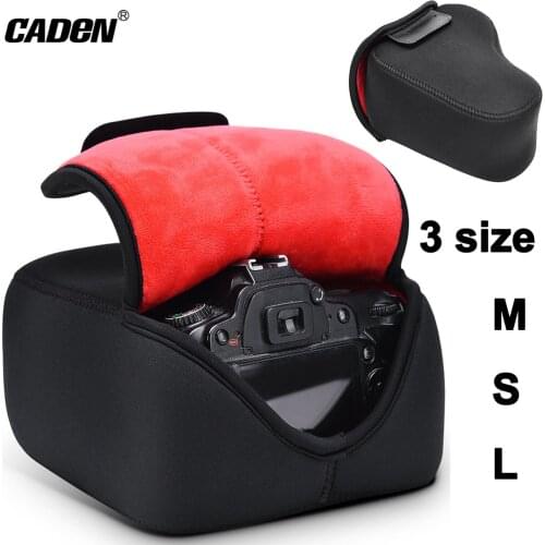 CADeN Mirrorless DSLR Camera Case with Neoprene Protection for Nikon Canon Pentax Sony Panasonic Olympus Fujifilm