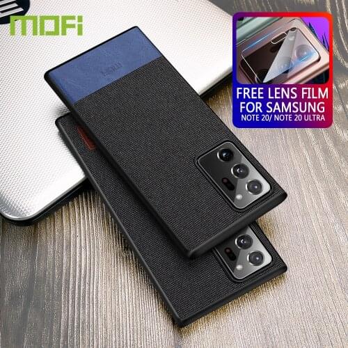 For Samsung Note 20 Ultra Case MOFI For Samsung Galaxy Note 20 Ultra Case Back Cover Shockproof Fabric Note 20 Luxury Funda