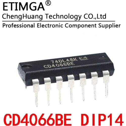 5PCS/LOT CD4066 CD4066BE DIP-14 Two-way analog switch