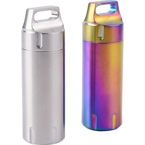 Airtight Watertight Storage Container Dry Box Seal Bottle For Cigarette Case Pill Capsule Fob Emergency Medicine Match Battery