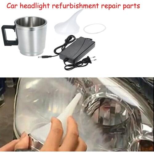 Car Headlight Restorer Repair Restoration Steam Polishing Chemical Tool Cleaner Headlights Refurbished Polish Polisher EU Plug