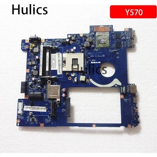 Hulics Original PIQY1 LA-6882P MAIN BOARD For Lenovo Y570 Laptop motherboard DDR3 mainboard