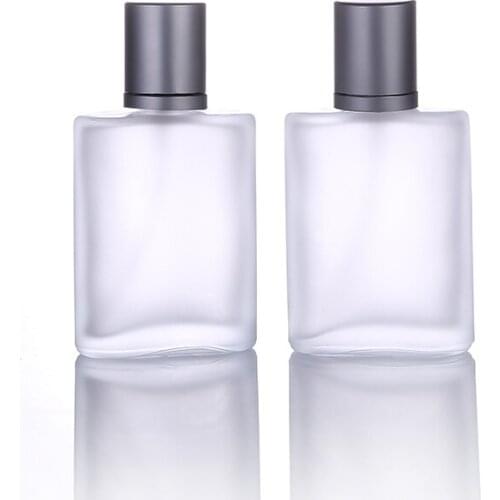 Jxaih 1 pcs 30ml spray perfume bottle Frosted glass empty bottle Travel portable cosmetic box