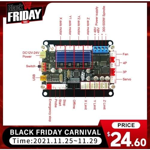 GRBL1.1 USB 3 axis controller support Offline , 3 Axis Nema 17 42stepper motor driver A4988 for Laser Engraver and CNC router