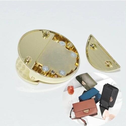 5pcs/1lot) New Bags Handbags Leather Hardware Accessories High Quality Alloy Round Decoration Locks Accessories