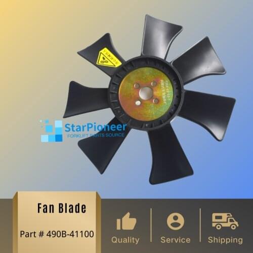 Forklift Cooling fan blade engine 490BPG Part # 490B-41100