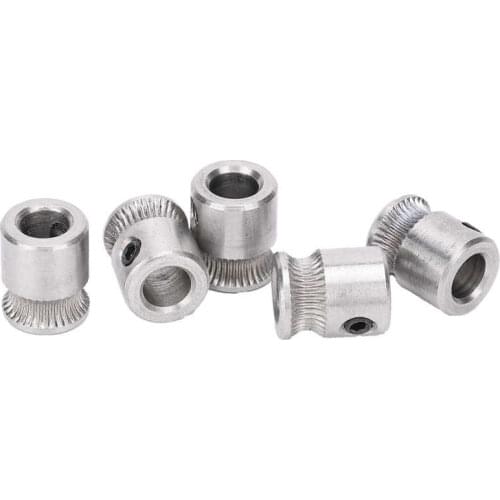 Stainless steel insert for hardware repair tools threaded inserts Feedstock Wheel for MK8 Extruder Feeding Concave Gear