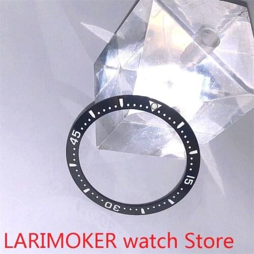 BLIGER brand new high-quality 38mm black rotating glass Cyan suitable for 40mm mens watch with automatic winding