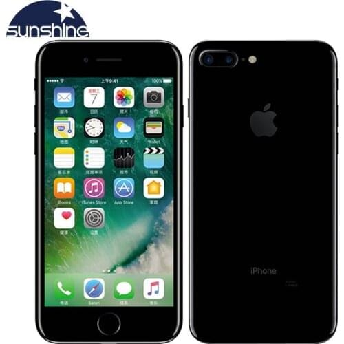 Impressão Digital Usada Original Desbloqueada Apple IPhone 7 Plus Quad-Core 5,5 Polegadas 3GB RAM IOS LTE 12.0MP câmera Smartpho
