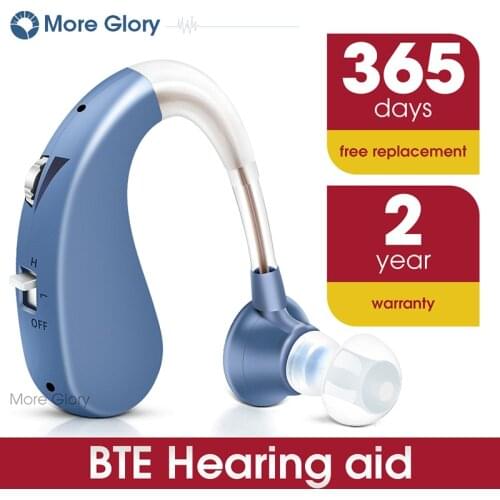 Rechargeable Hearing Aid, Wireless Intelligent Noise Reduction Stealth Sound Amplifier, Suitable For Moderate Hearing Loss