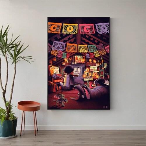 W561 Silk Fabric Poster Wall Art Decor Travel Notes Of Seeking Dreams CLASSIC Classic Movie Trend Fashion Decoration Bright Gift