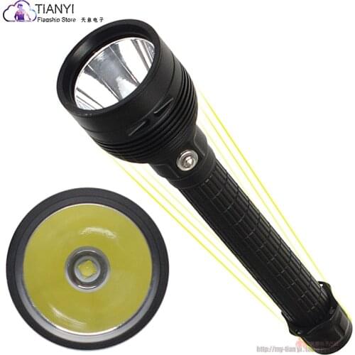 Diving professional outdoor strong light flashlight 5000LM ultra-bright waterproof illuminator car charging spotlight P70 LED