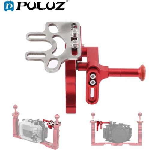 PULUZ Shutter Trigger Extension Lever Extend Mount Adapter for Underwater Tray Diving Camera Waterproof Housings Case