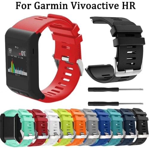 2021 new Strap For Garmin Vivoactive Smart Watch Strap Fashion Sports Soft Silicone Replacement Strap For Garmin Vivoactive HR
