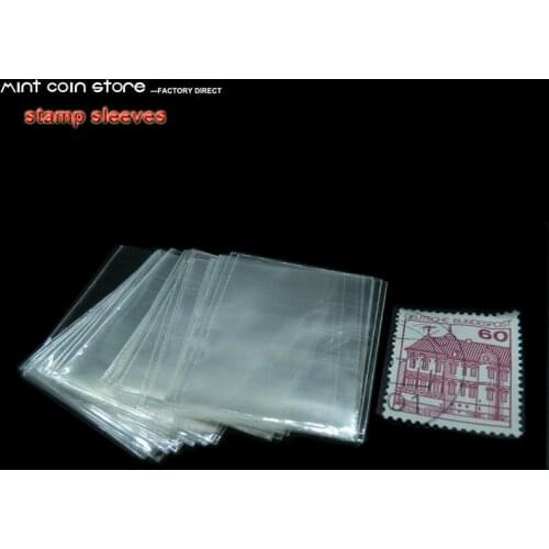 #701 mixed size New brand STAMP SLEEVES,Collection Protection bag,40pcs/bag, 7packs, 280pieces
