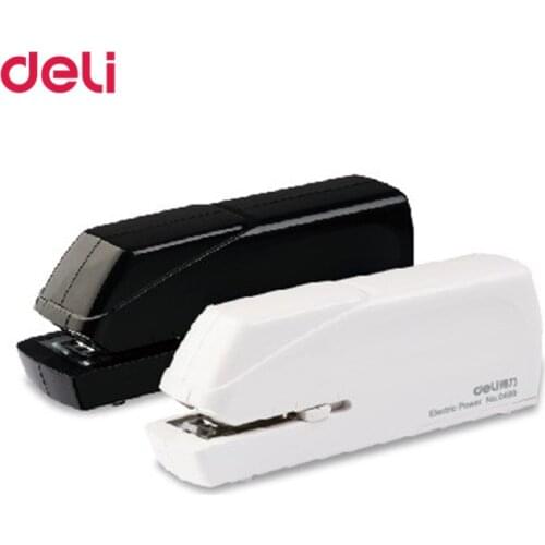 Deli New electric Stapler Book Sewer Cartoon Set Office Normal Supplies Stationery 175/68/43mm Size Geometric Office Stapler