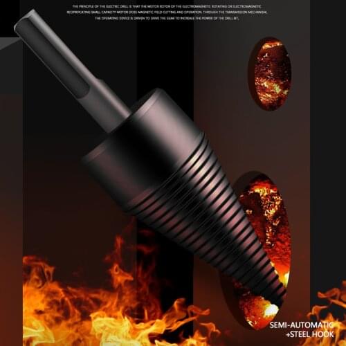 Wood Splitting Drill Bit Wood Log Splitter Auger Splitting Screw Wood Breaker Tool Soft And Hard Wood Can Be Opened