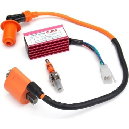 Universal Race Ignition Start Coil CDI Spark Plug Coolster ATA-110 ATA-125 Auto Accessories Off-road Motorcycle 110cc 125cc