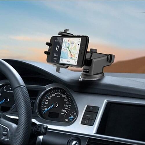 Universal Car Air Vent Mount Front Glass Sucker Desk Stand Holder for Phone 3-6.5 inches