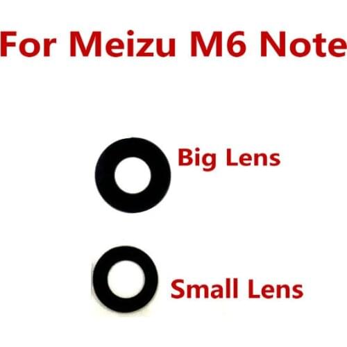For MEIZU m6 note New Rear back Camera Glass Lens Cover Repair Parts