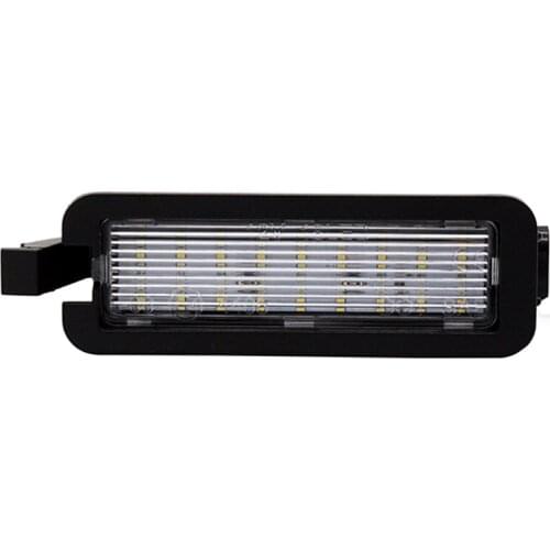 2Pcs/Set License Plate Light For Dodge Charger Challenger LED Light For Car License Number Plate Light Lamp