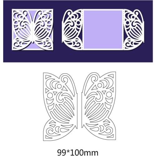 Butterfly Lacework frames Metal steel Cutting Dies DIY Scrapbook Album Paper Card Crafts Stencil Decoration dies scrapbooking