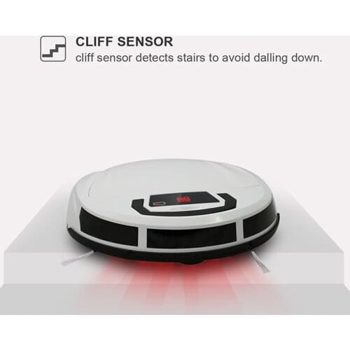 Cordless Intelligent Automatic Robotic Vacuum Cleaner Dust Sweeper EU Plug