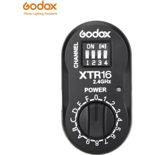 Godox XTR-16 2.4G Wireless Receiver for X1C X1N XT-16 Transmitter Trigger AD360,DE,QT,DP,QS,GS,GT Series