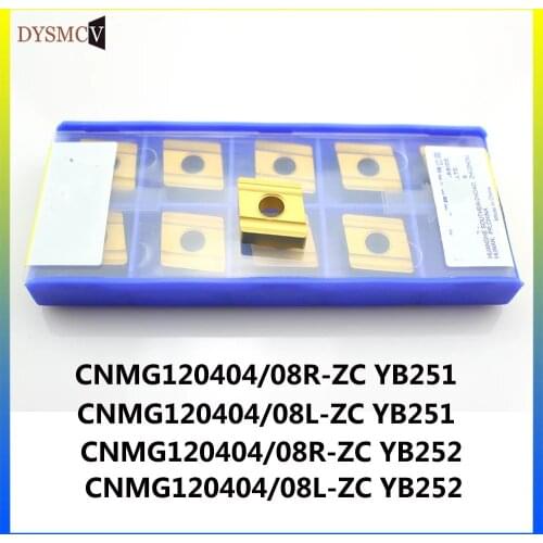 CNMG120408R-ZC CNMG120408L-ZC YBC251 YBC252 cutting inserts for turning carbide inserts