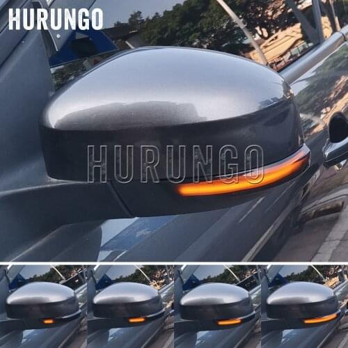 For Ford Focus 2 3 Mk2 mk3 Mondeo Mk4 2pcs Flowing Side Wing Rearview Mirror Indicator Turn Signal LED Dynamic Turn Signal Light