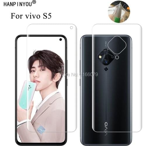 For vivo S 5 S5 6.44“ Clear TPU / Matte Anti-Fingerprints Hydrogel Full Cover Soft Screen Protector Protective Film (Not Glass)