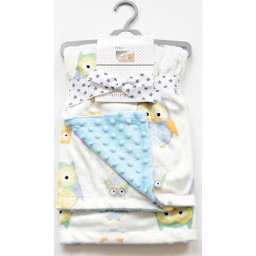 Cartoon Animal Baby Blanket Fleece Blanket Flannel Infant Swaddle Nap Receiving Stroller Wrap For Newborn Baby Bedding Blankets