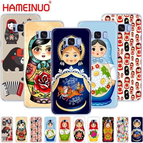 HAMEINUO Russian matryoshka Dolls Cute Luxury cell phone case cover for Samsung Galaxy S9 S7 edge PLUS S8 S6 S5 S4 S3 MINI